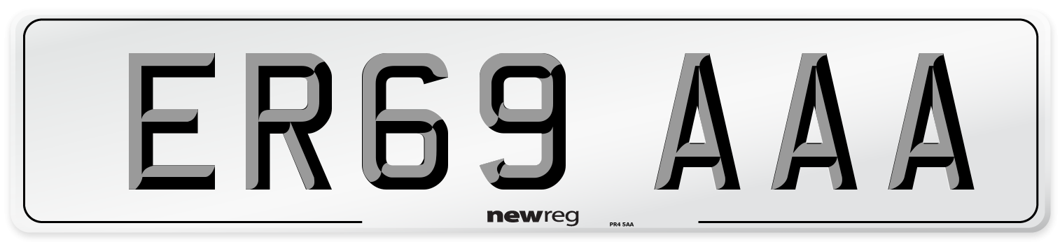 ER69 AAA Number Plate from New Reg